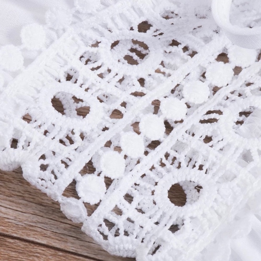 Breezy Crochet Trim Cover Up - Picture 5 of 7